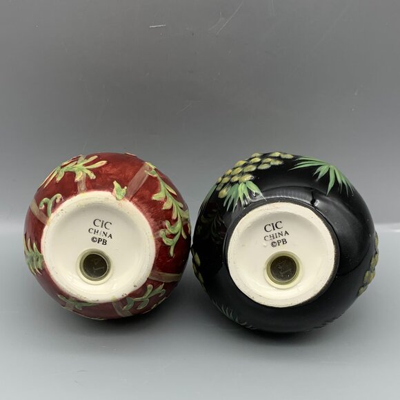 Certified International "Holiday Splendor" Salt & Pepper Ornament Shakers - Picture 2 of 10